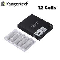 50pcs Original Kanger T2 Coils Long Wick Heating Replacement Coils 1.8/2.5/2.8ohm For Kangertech T2 Atomizer Clearomizer Vape