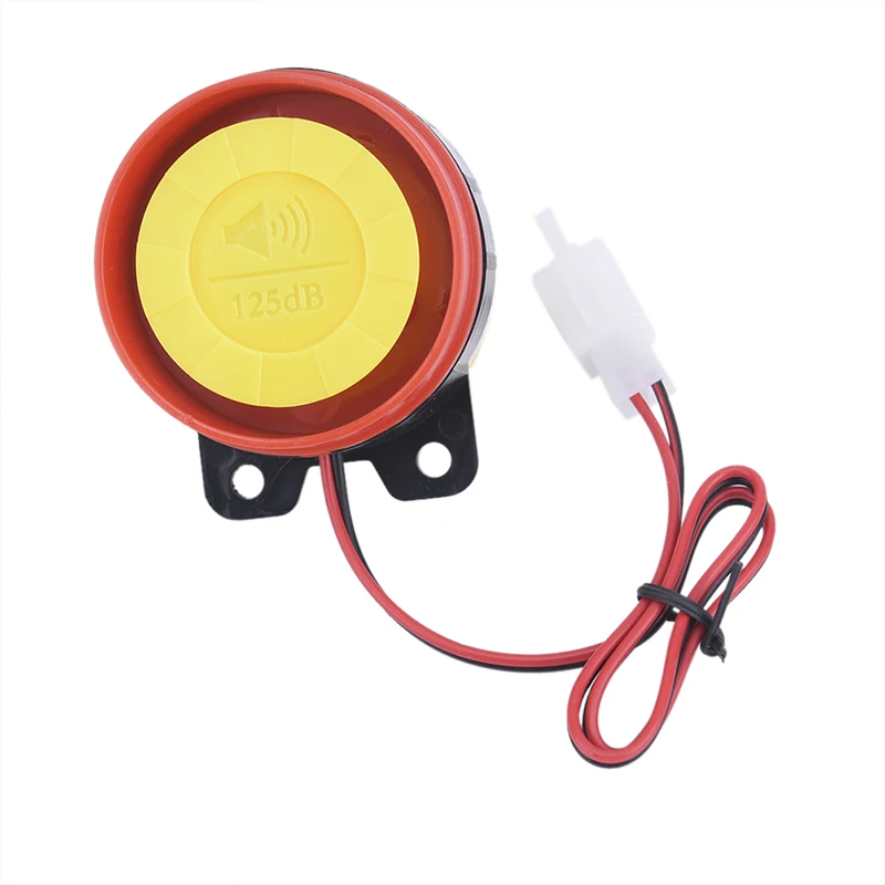 Buzina de caminhão e carro 12v, design simples, motocicleta, elétrica, alta, sirene de ataque aéreo, alarme, buzina de segurança, acessórios, 1 peça