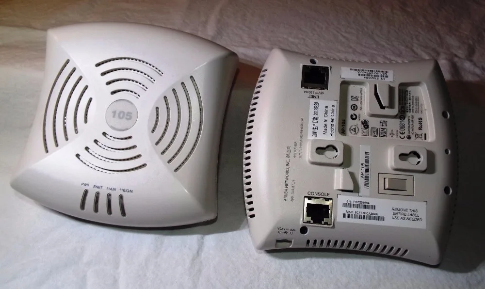 Aruba Networks AP-105 IAP-105 AP-135 Wireless WiFi Access Point PoE w/o brackets Used