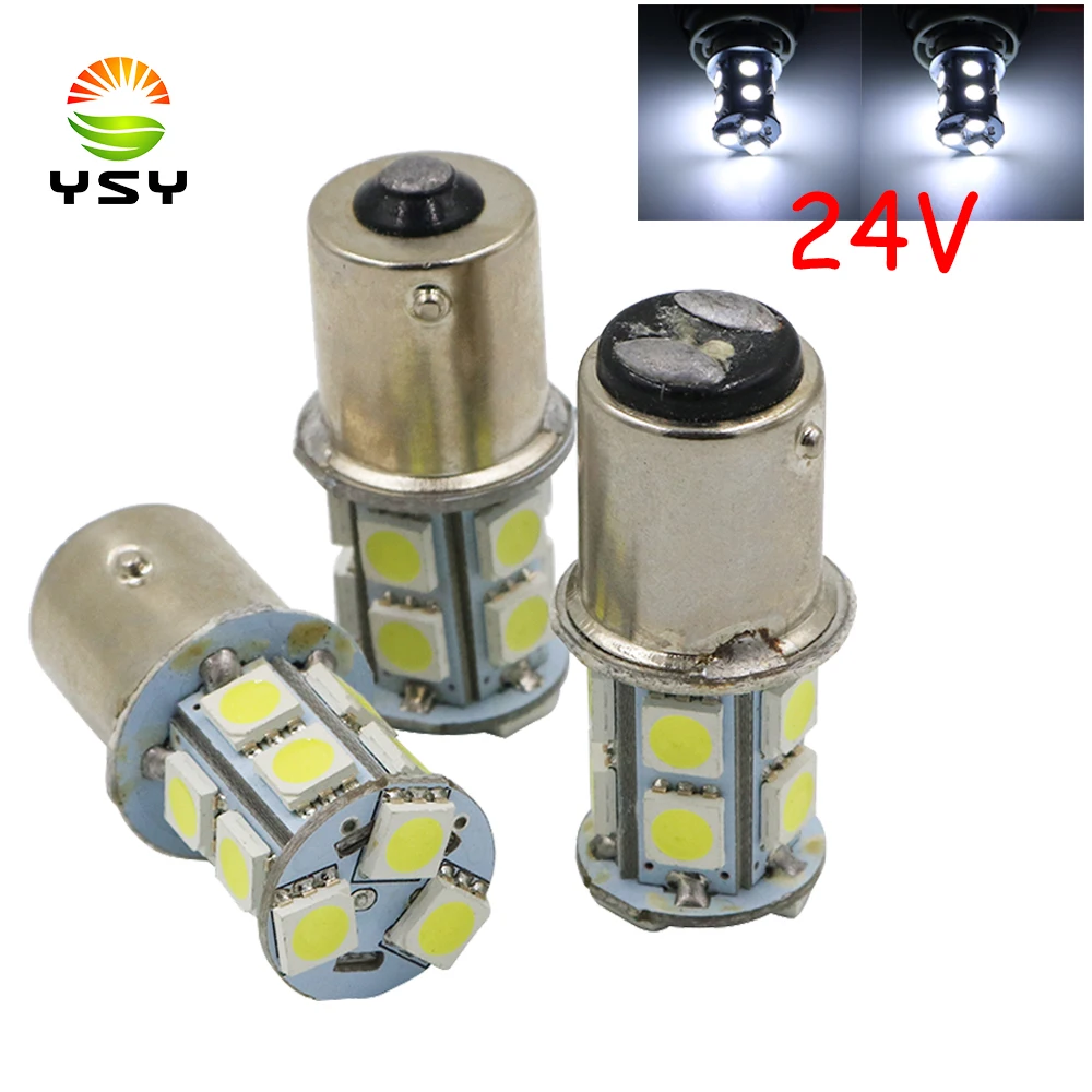 

YSY 24V 5050 13 SMD 1156 BA15S 1157 BAY15D LED Bulbs Auto Car Light Source Off Road Driving Brake Light Turn Signal LED light