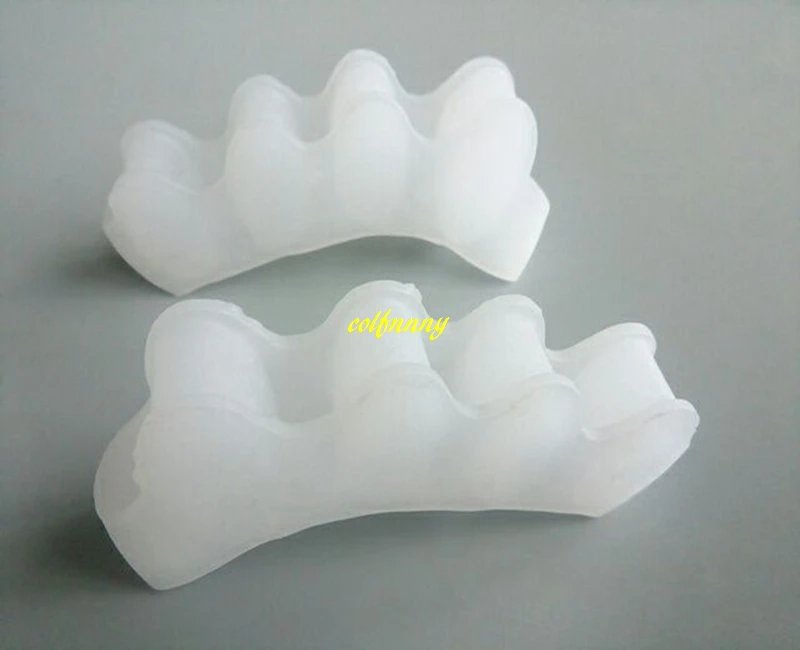 

10pairs/lot Silicone Foot Care Gel Bunion Protector Toe Separators Straightener Spreader Correctors Hallux Valgus Correction