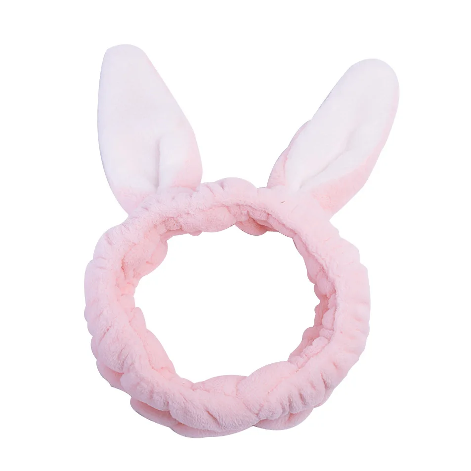 Sweet And Lovely Hairband Japan Two Yuan Rabbit Ears Hairband to do mask wash headband For Women