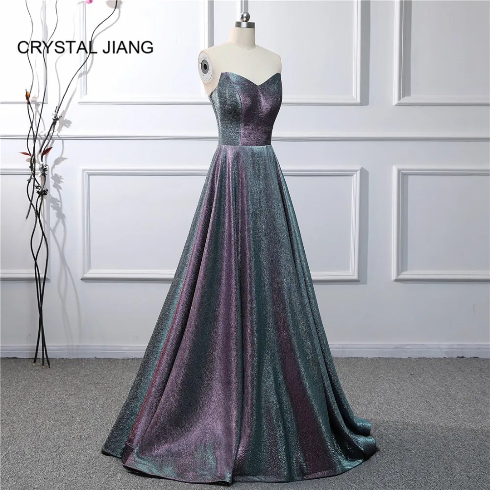 KRISTALL JIANG 2019 Abendkleid Sexy V-ausschnitt Liebsten Nach maß Elegante EINE Linie Einfache Formale Abendkleider Lange