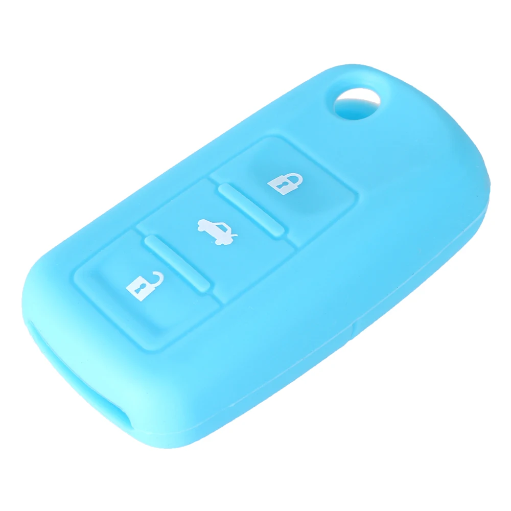 KEYYOU Hot Silicone Key Case Fob 3 Buttons For VW Volkswagen Golf Jetta Polo Beetle Passat Rabbit MK4 MK5 5 R32 Car Key Cover