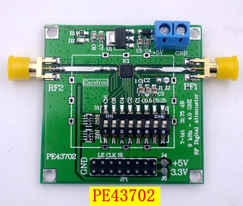 PE43702 9K~4GHz 0.25dB Step Accuracy 31.75dB Digital RF Attenuator Module