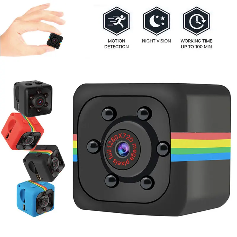 Original New SQ11 HD 1080P/480P Mini Camera Night Vision Gizli Kamera Secret Camara Espia Oculta Micro Cam Support Hidden TF Car