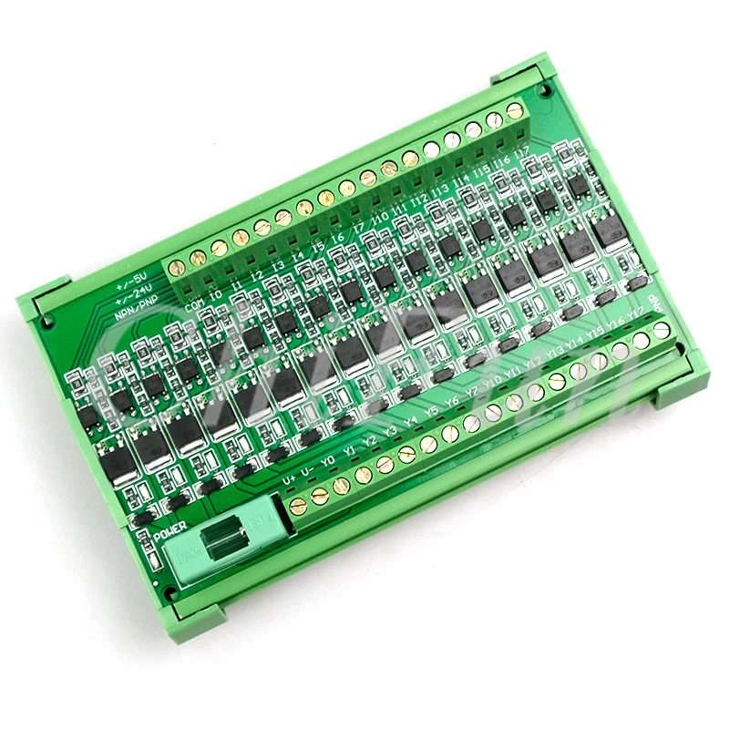 16 way PLC amplifier board isolation board protection board input NPN/PNP output PNP