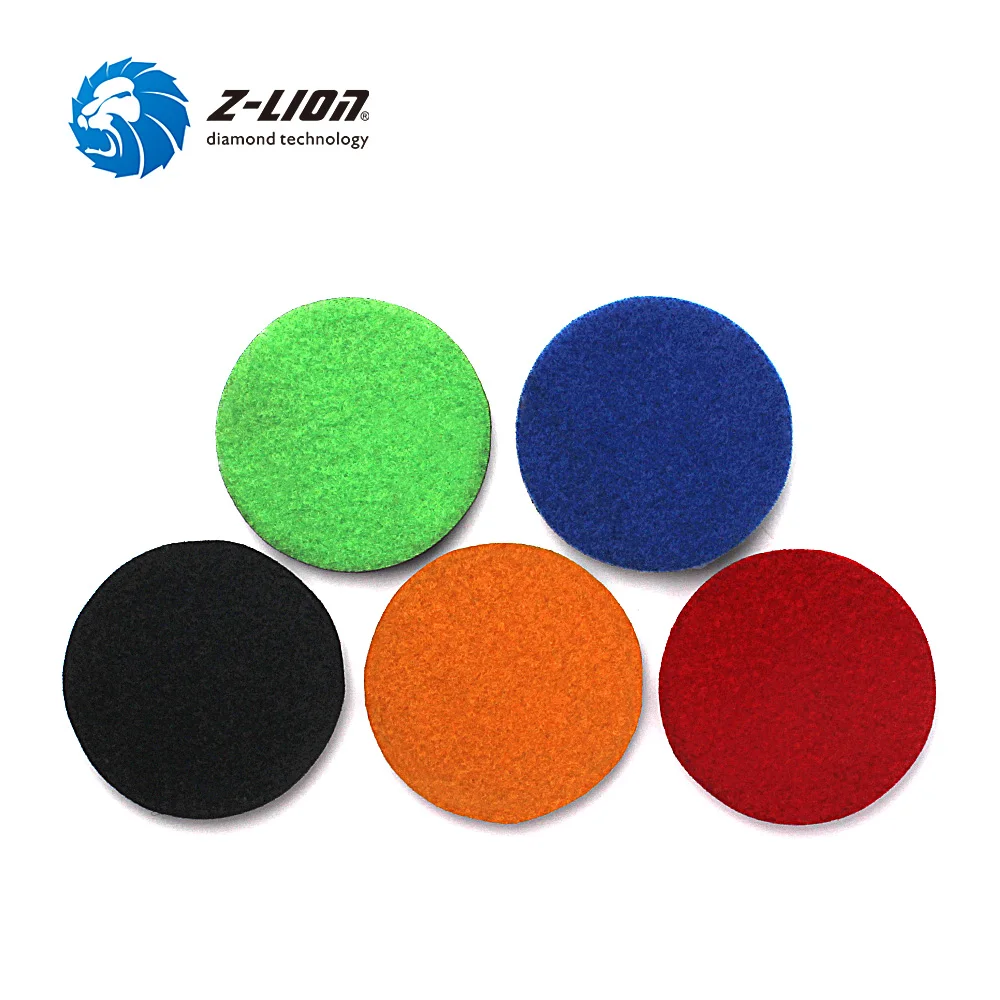 Imagem -04 - Z-lion Diamond Metal Floor Polimento Pad Disco de Moagem de Concreto Piso Sinterizado Polimento Pads Pcs