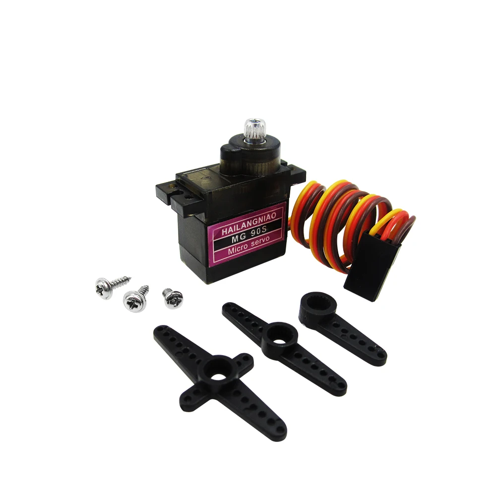 1 pz MG90S Metal gear Digital 9g Servo per Rc elicottero aereo barca auto MG90 9G IN magazzino