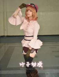 Koala Cosplay dress Costume top+skirt+hat +glasses+socks 11