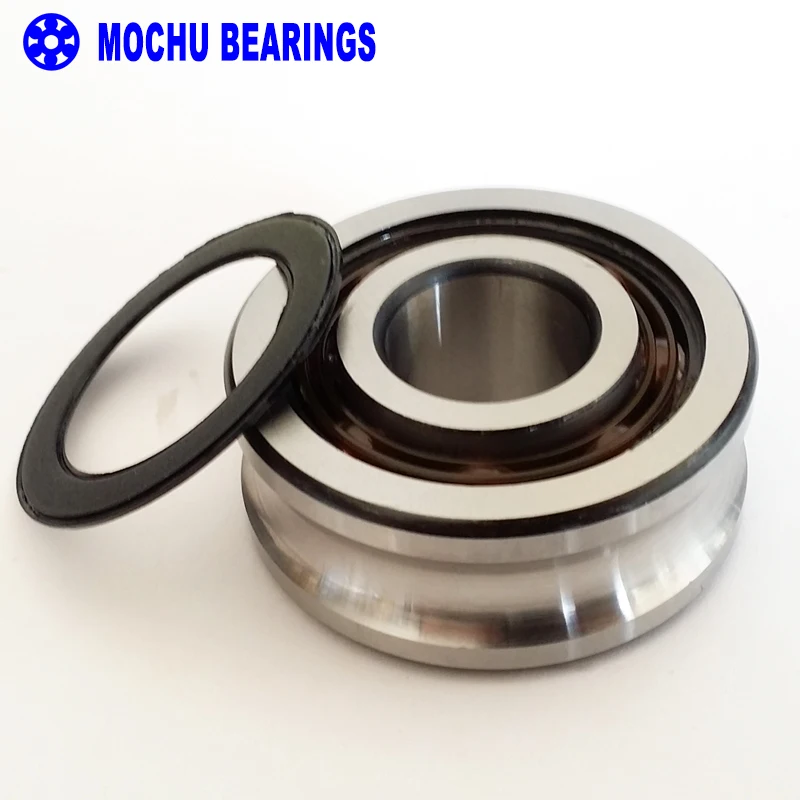 1PCS LFR5206-20NPP LFR 5206-20 NPP Track rollers double row angular contact ball bearings Gothic arch raceway groove