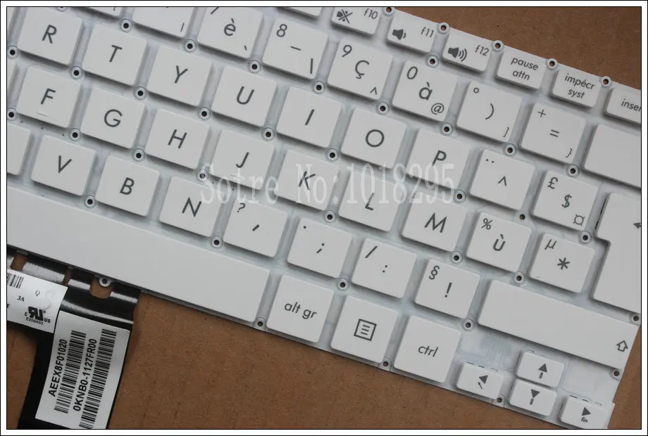 Imagem -02 - Teclado Francês para Laptop Branco para Asus F200 F200ca F200la F200ma X200 X200c X200ca X200l X200la X200m X200ma R202ca R202la