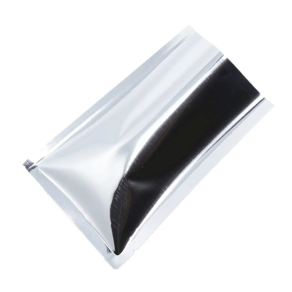 

20*30cm Ping Pocket Heat Seal Mylar Foil Snack Sugar Storage Packaging Bag Open Top Silver Aluminum Foil Vacuum Poly Pack Pouch