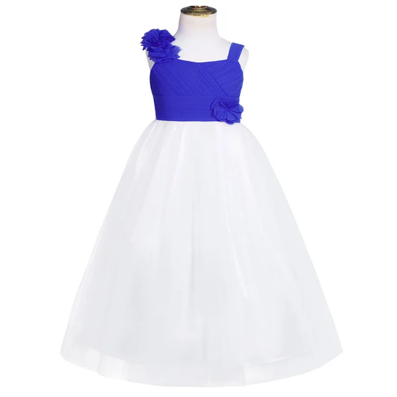 4-14 Years Girls summer dress Princess Bride formal wedding Prom Baby Girl Elegant Birthday Party Pageant dress Kids Clothing