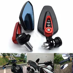 Espejos retrovisores universales para motocicleta, accesorio para yamaha YZF, R125, R15, R25, r 7/8, 15, 25, mt-07, mt-09, mt 07, 09, MT-09, FZ07, 125 pulgadas