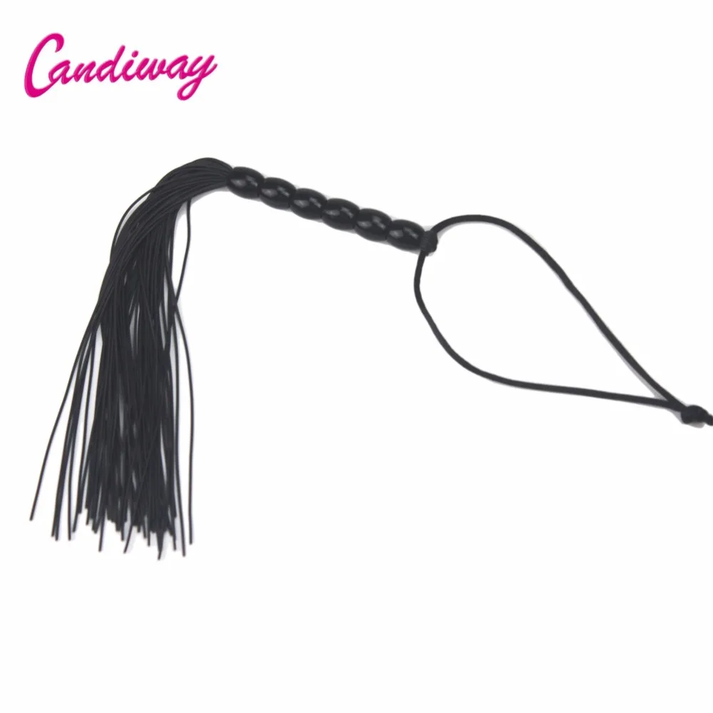 candiway Rubber Whip tiny Spanking Paddle Fetish Fantasy Flogger Sex Toys For Couples Policy Knout Adult Games sex Products