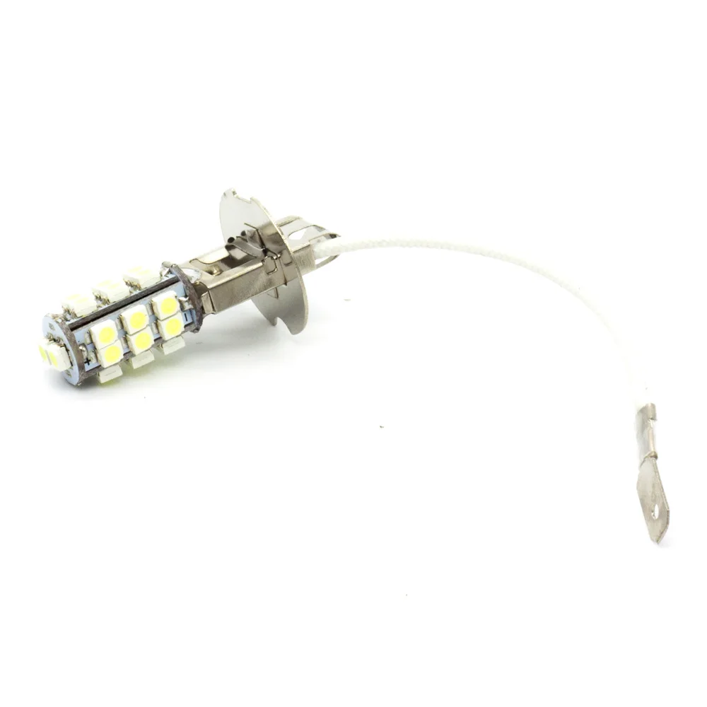 2PCS Car Light H3 LED High Power LED Fog Light Day Running Light 26SMD 3528 Super Bright LED Auto Bulb DC 12V