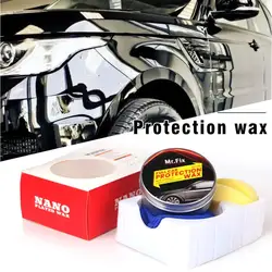 Car Wax Crystal Hard Wax Paint Premium Carnauba  Care Scratch Repair Maintenance Wax Paint Surface Coating Free Sponge And Towel