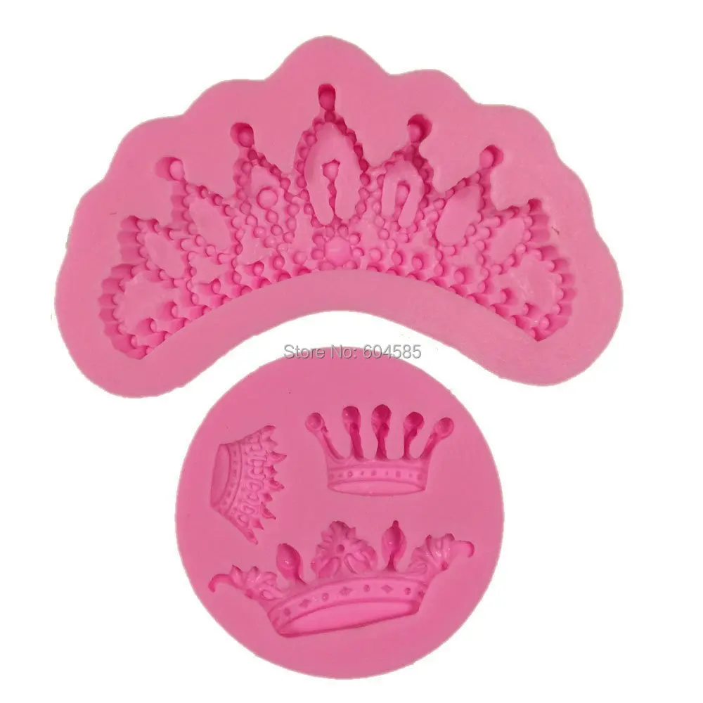 Brand New Queen Crown Princess Silicone Chocolate Fondant Candy Mold Cake Decoration