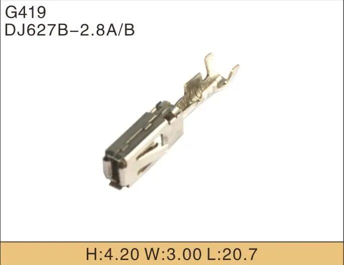 

000979151E 2.8mm 1241388-1 crimp Female terminals (pins) car automotive waterproof Seat connector