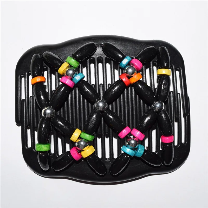 standard comb colour bead and black  beads 20pcs/lot  african butterfly magic comb