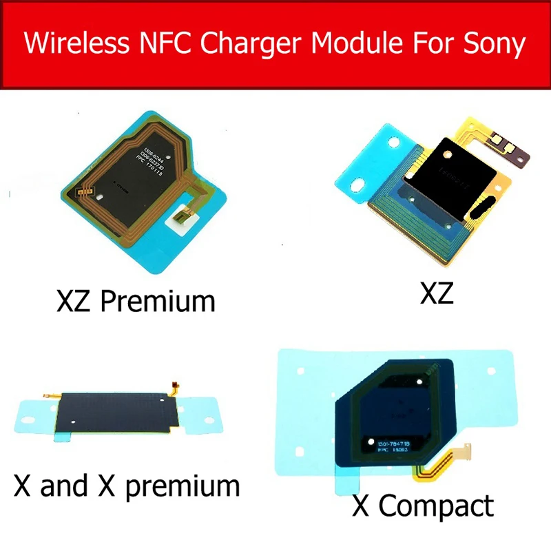 

Back Cover Wireless Charging NFC Antenna Chip For Sony Xperia X/X Premium/X Compact /XZ XZ Premium Charger NFC Antenna Module