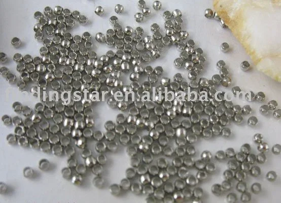 10000pcs Nickel plated rondelle crimp beads 2.5mm M145