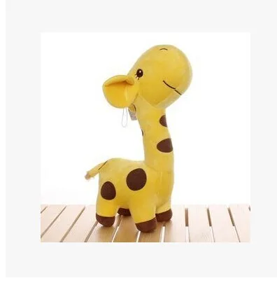 25cm Small Cute Cartoon Spots Giraffe Plush Doll - Lovely Yellow Giraffe Toy Birthday Gift for Kids