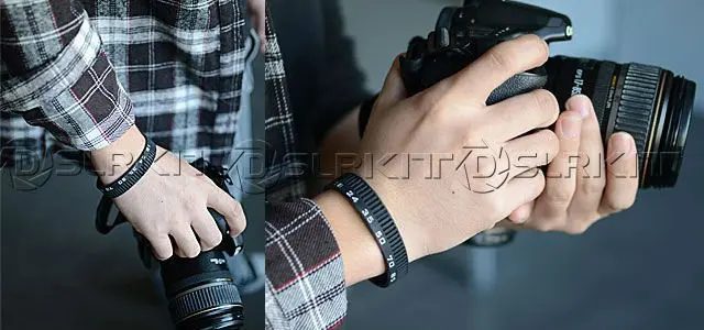 Wristband Lens Focal Length Ring / Stop Zoom Creep Silicon Latex For Photographers