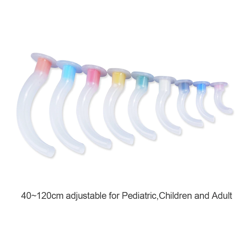 9 Pieces Disposable White Color Coded Airway Tube Gas Guide Tube For Patients Free Shipping