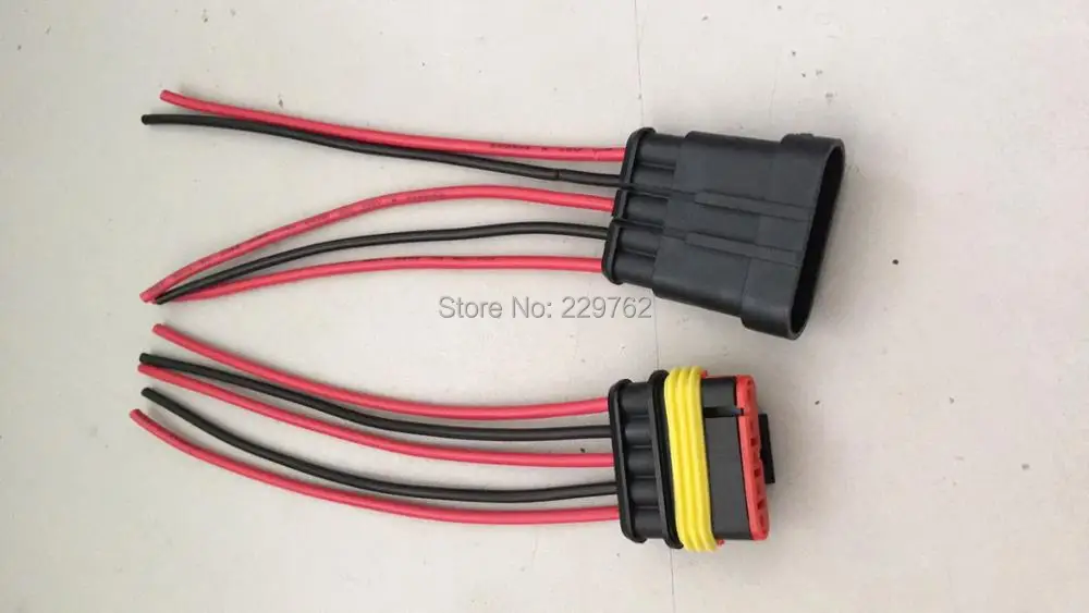 1Pair Car Auto wire connector 1 2 3 4 5 6 Way 1P 2P 3P 4P 5P car connector Male & Female Waterproof Electrical Connector Plug