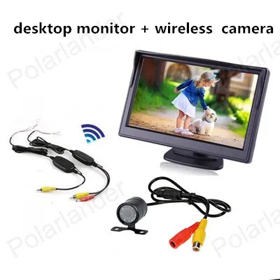 Pocket-sized Rear View Monitor  Car  4.3 Inch TFT LCD Color Display Camera Video  with Night Vision Rear View