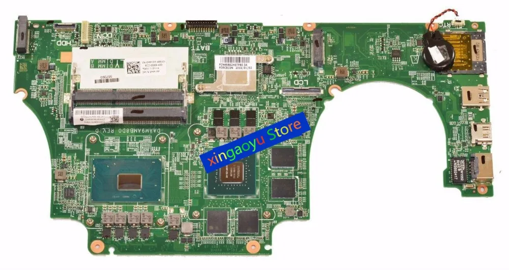 FOR Dell Inspiron 15 7559 Laptop Motherboard i7-6700HQ CPU GTX960M 4G GPU MPYPP 0MPYPP CN-0MPYPP DAAM9AMB8D0 100% Test OK