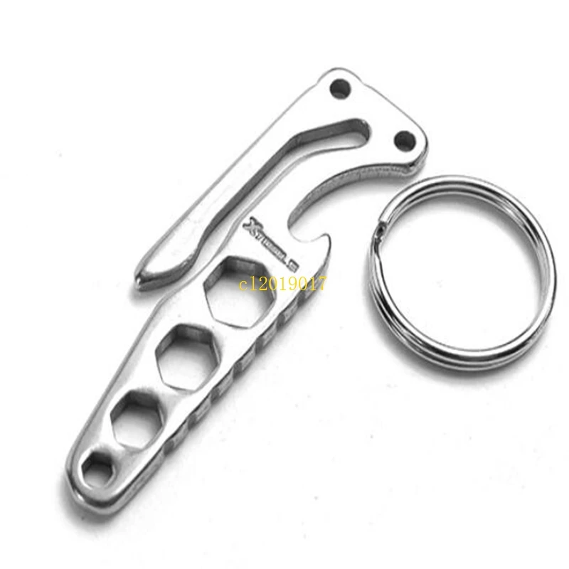 

Outdoor camping equipment multi-functional ruler opener hexagonal wrench mini tool#323343