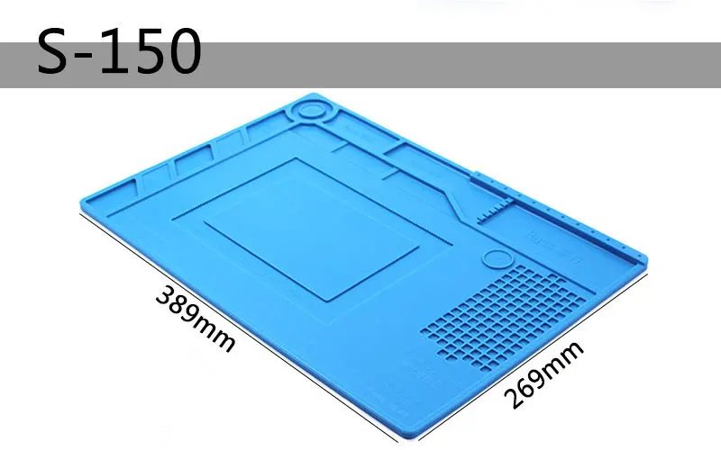 Silicon Soldering Mat Work Pad S160 S150 S140 S130 S120 S110 Insulator Pad For BGA Soldering Station Repair Insulation Pad Tools