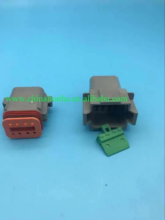 Free shipping 5/10/20/50 pcs 8 Pin/way Female and male wire harness waterproof Connector DT04-8P DT06-8S