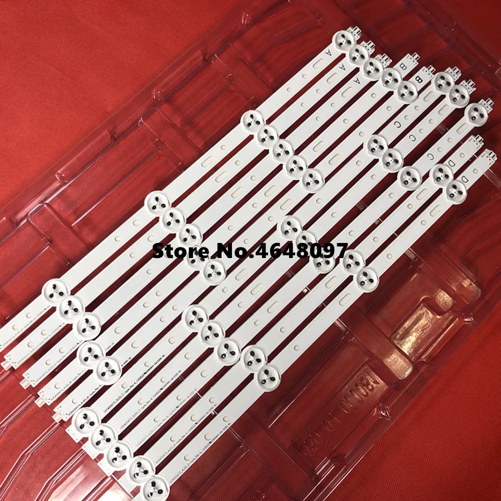 10 PCS  New LED strip Replacement compatible for 40D1333B 40L1333B 40PFL3208T LTA400HM23 SVS400A79 A/B/D/C/D SVS400A73