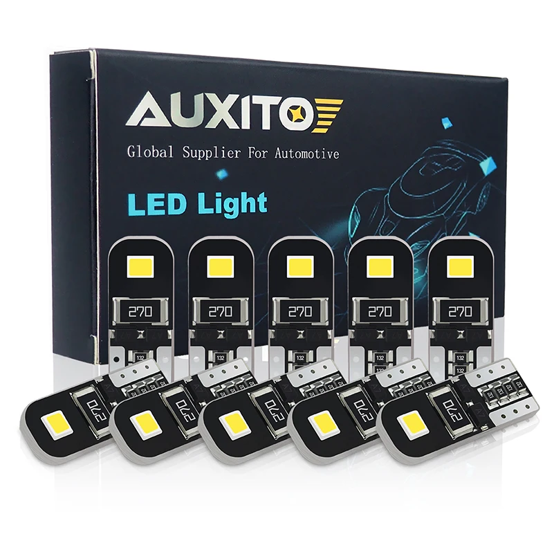 AUXITO W5W T10 LED Canbus Bulb For Ford Focus 2 3 Fiesta MK2 MK3 Mondeo MK4 Fusion Ranger Car Interior Dome Light Reading Lights