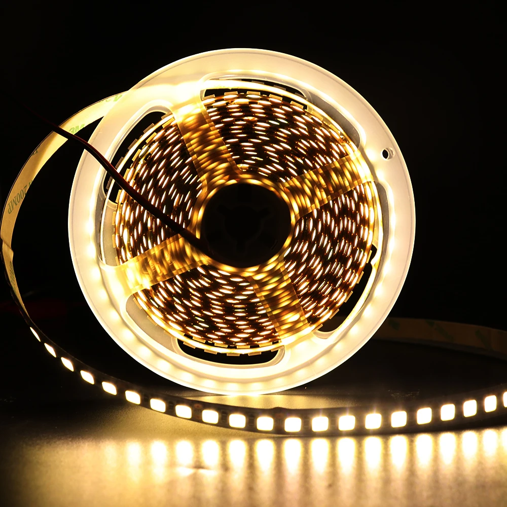 

120Led/m 5054 LED Strip Light 12V 5m Waterproof 600 LEDs Ribbon Tape Brighter Than SMD 5050 Cold White/Warm White/Ice Blue/Red