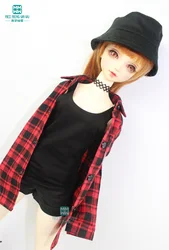 1/3 BJD accessories Doll  Clothes Fashion Leisure print vest T-shirt for 58cm--60cm DD SD Doll Accessories