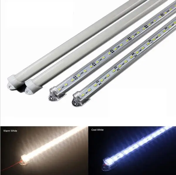 Factory Wholesale 50CM DC 12V 36 SMD 7020 LED Hard Rigid LED Strip Bar Light with Aluminium shell