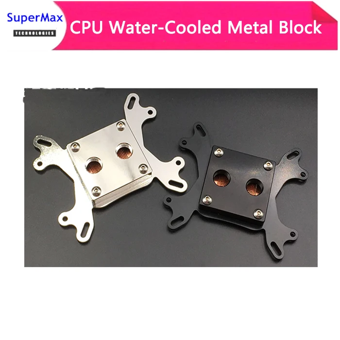 

CPU mental Computer Liquid Waterblock Water-cooled Copper Block Base Water Cooling Block universal