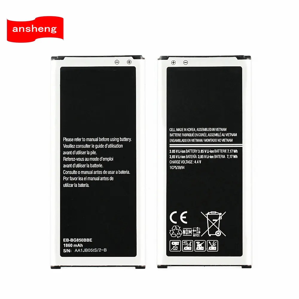 High Quality 1860mAh EB-BG850BBE Battery For Samsung Galaxy Alpha G850 G8508S G850A G850Y G850K G8509V G850F