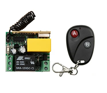 

NEW AC220V 1CH 10A Remote Control Light Switch Relay Output Radio Receiver Module and Transmitter