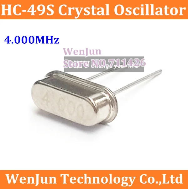 

Free Shipping New 4.000MHZ Plug in crystal 4MHZ 4M HZ HC-49S Crystal Oscillator 2000PCS/LOT Wholesale