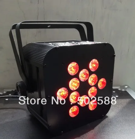 

HO&Good quality RGBWA 5IN1 wireless dmx led flat par light, battery power wireless dmx led par light