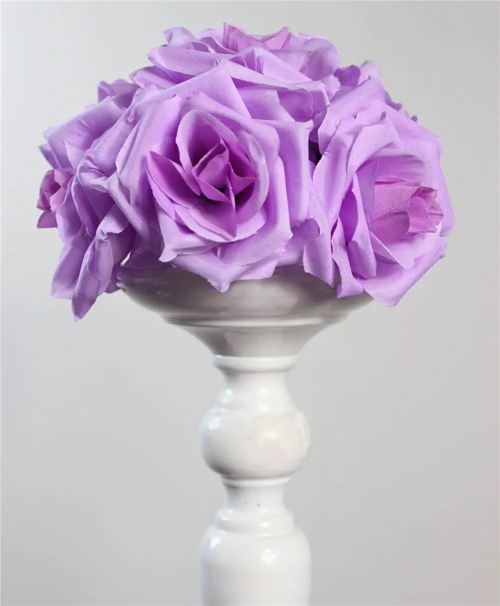 SPR Free shipping purple 15CM*20pcs Pomander rose ball  wedding kissing flower ball party/home decoration flower