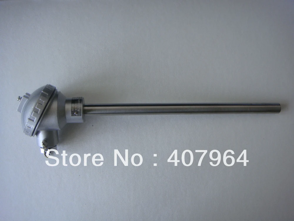 10*500mm industrial K type  thermocouple withSS304 sheath