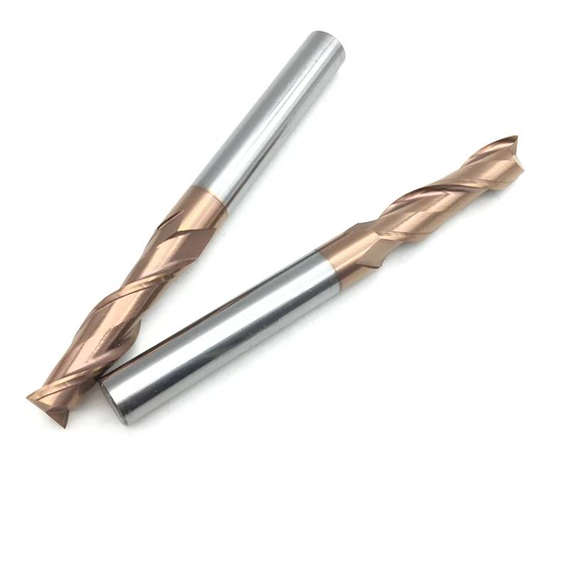 Fresas de acero de tungsteno, brocas en espiral de 2 flautas HRC60, CNC, 10mm, D10 * 75L, 100L, 150L, 2F, 1 unidad