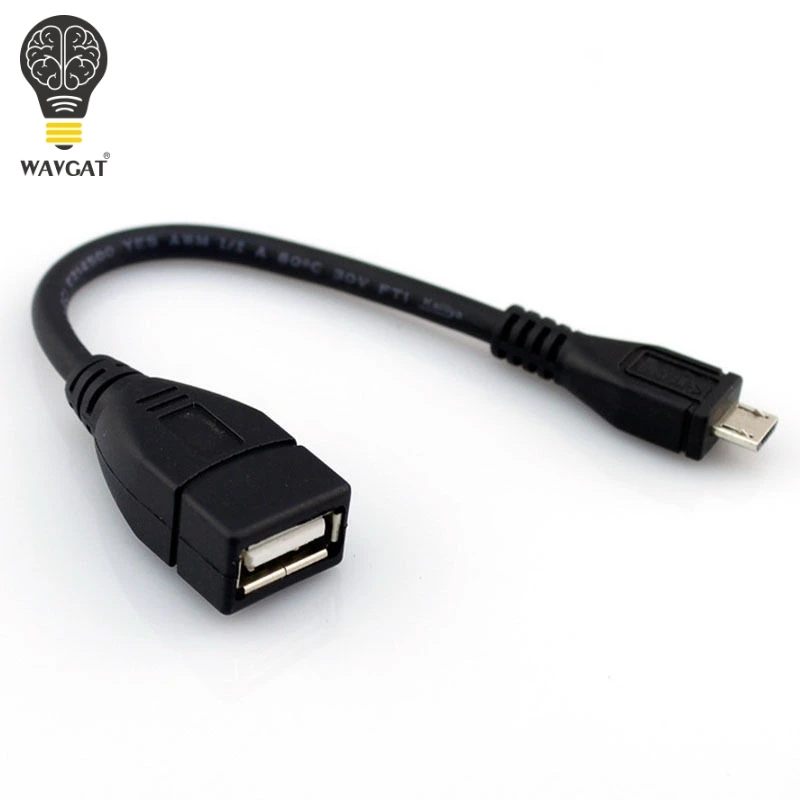 Micro USB 2.0 A Female to B Male Converter OTG Adapter Cable